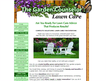 Tablet Screenshot of garden-counselor-lawn-care.com